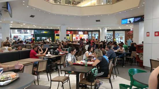 Shopping Butanta praca de alimentacao