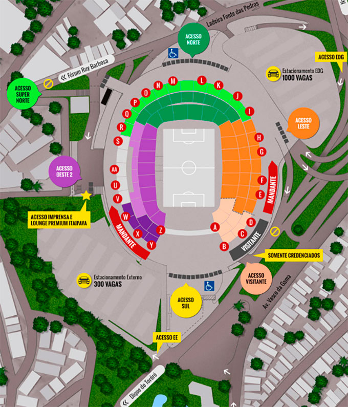 arena fonte nova mapa